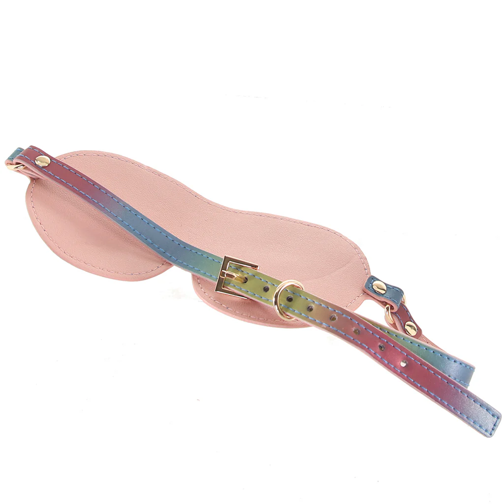 Spectra Bondage Blindfold in Rainbow - Image 3