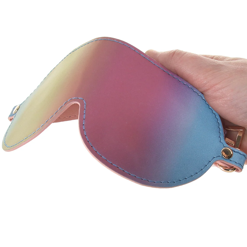 Spectra Bondage Blindfold in Rainbow - Image 4