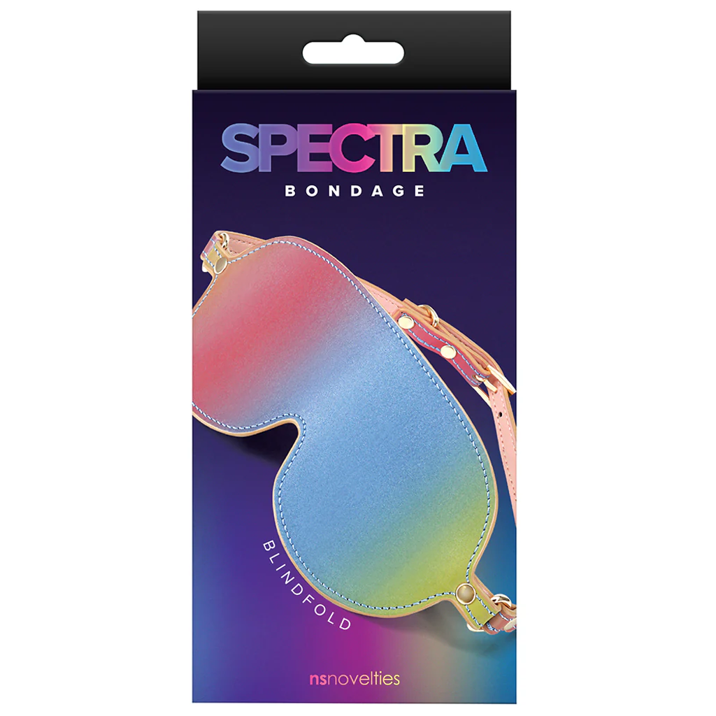 Spectra Bondage Blindfold in Rainbow - Image 6