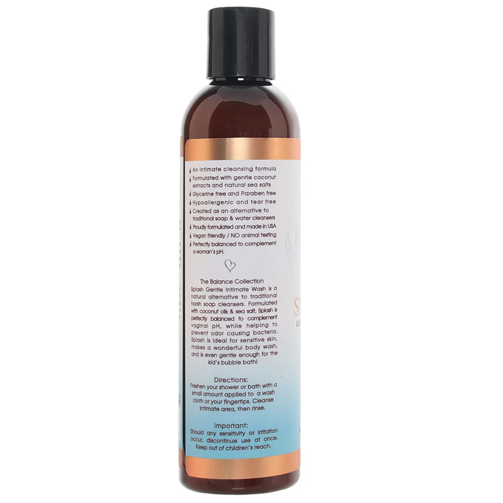 Splash Feminine Wash 8.5oz/255ml in Unscented - Image 3