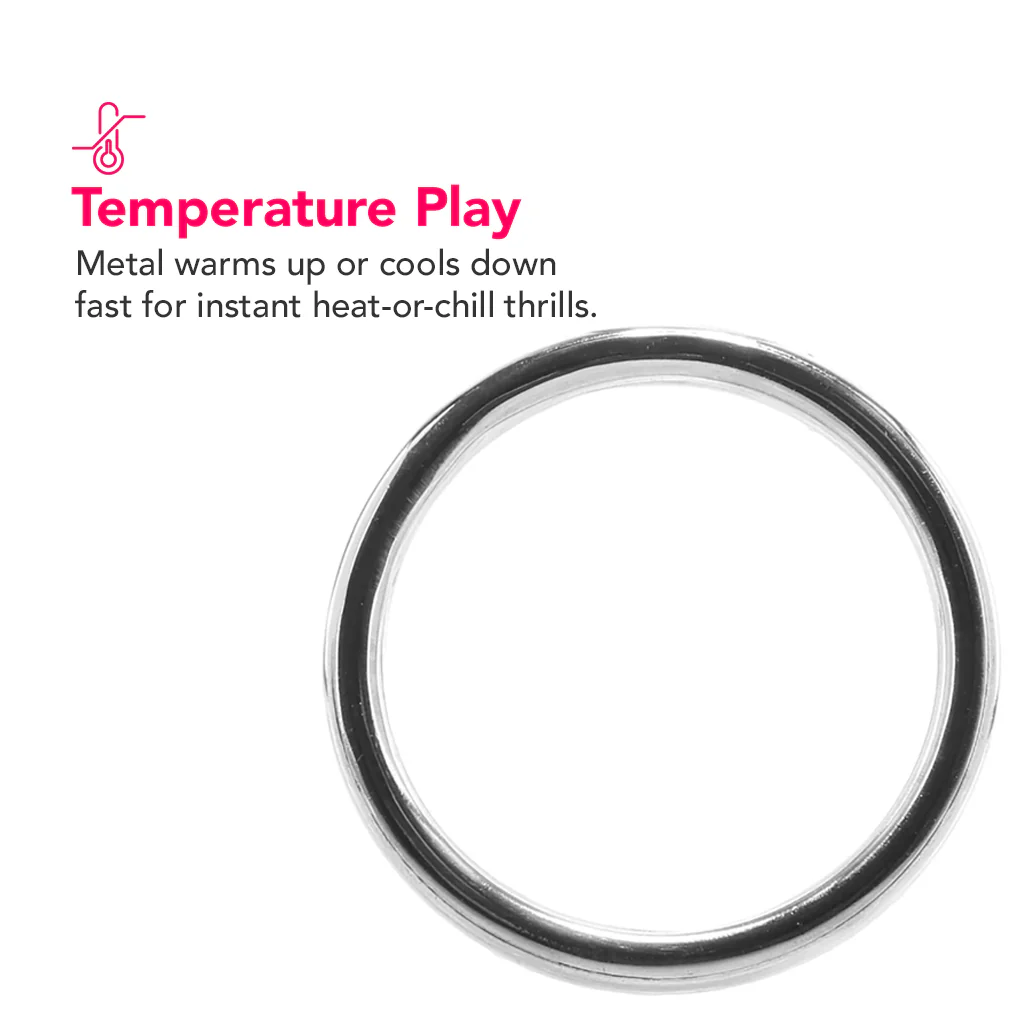 Stainless Steel 3 Piece Cock Ring Set - Image 4