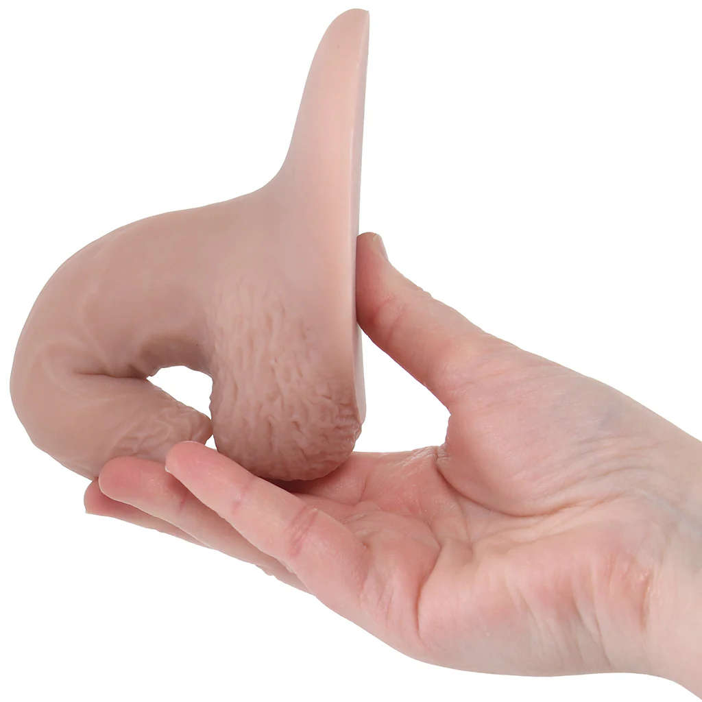 Strap U 5.1 Inch Uncut Silicone Packer in Light - Image 4