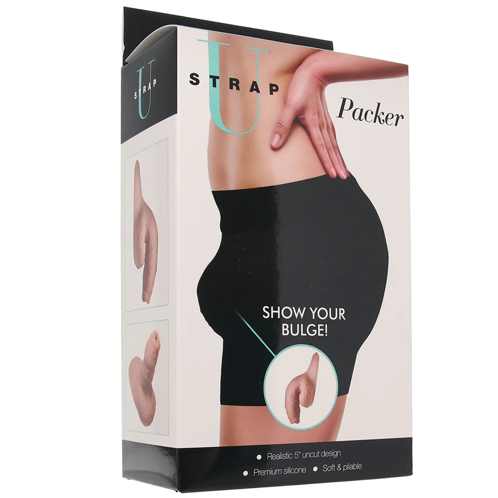 Strap U 5.1 Inch Uncut Silicone Packer in Light - Image 6