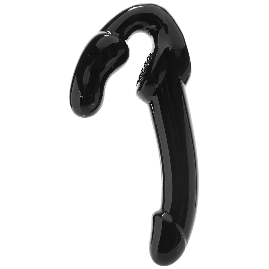 Strap U Revolver Strapless Strap-On Dildo in Black - Image 5