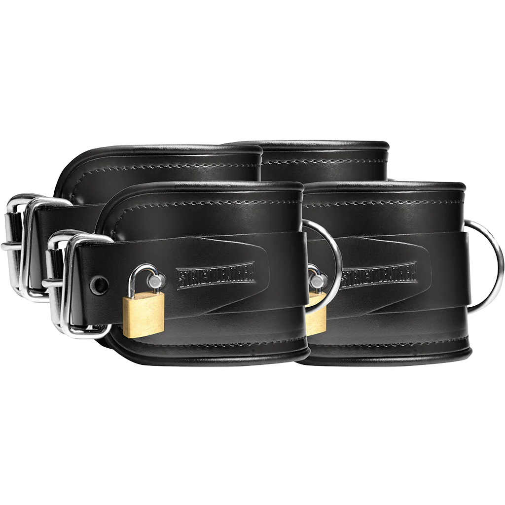 Strict Leather Bondage Set - Image 6