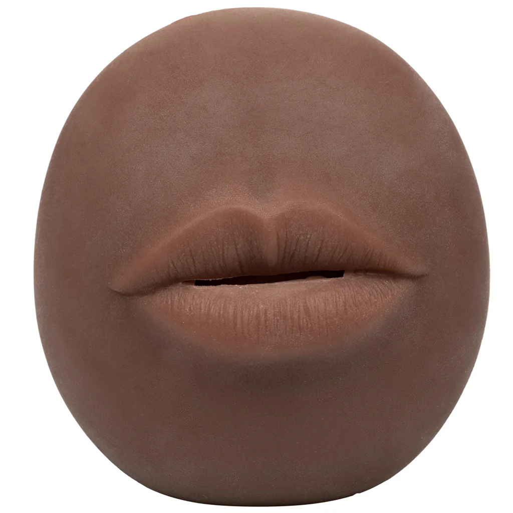 Stroke It Anatomical Mouth Stroker in Brown - Image 6