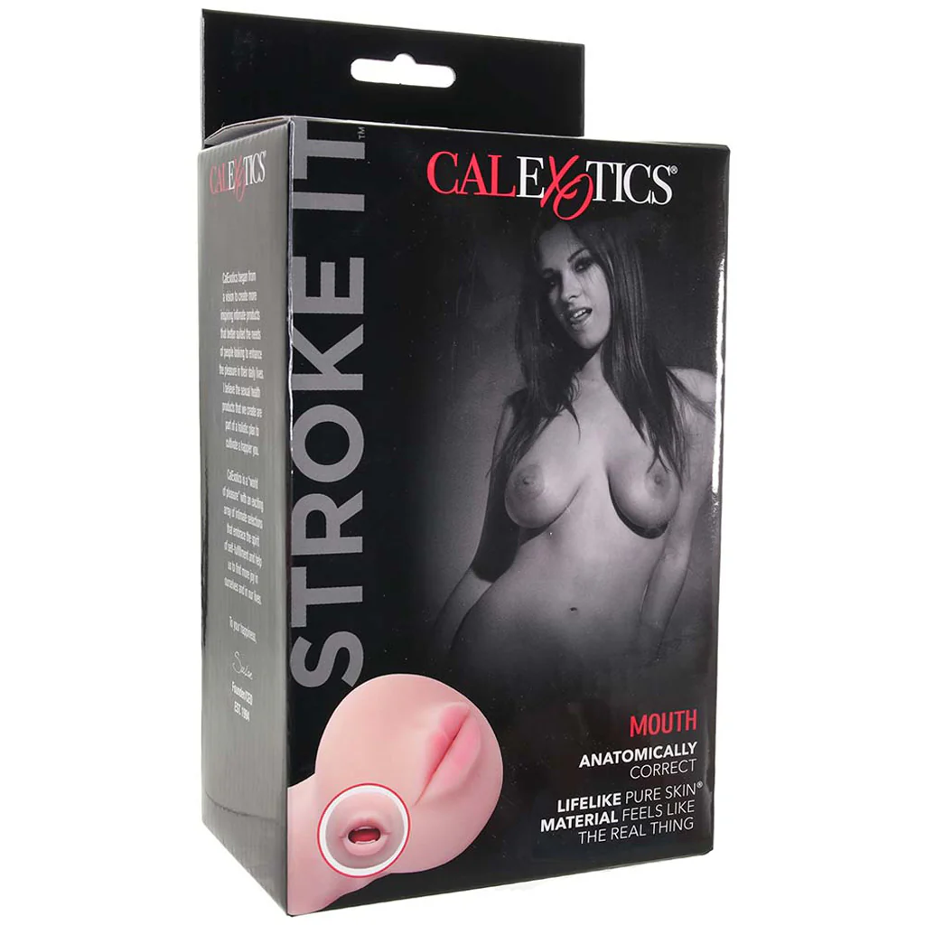 Stroke It Anatomical Mouth Stroker in Ivory - Image 6