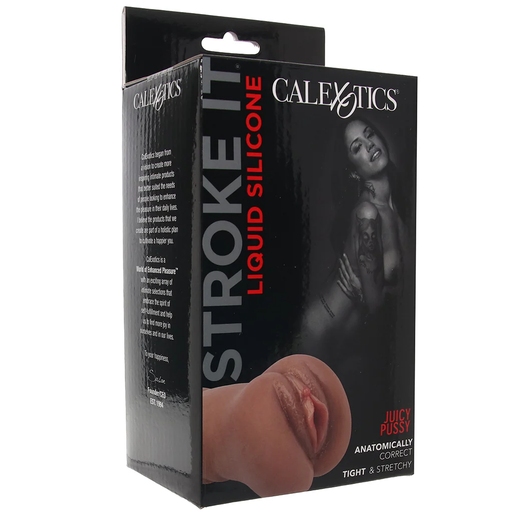 Stroke It Juicy Pussy Stroker in Brown - Image 8