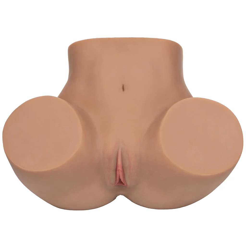 Stroke It Life Size Pussy & Ass Masturbator in Brown - Image 5