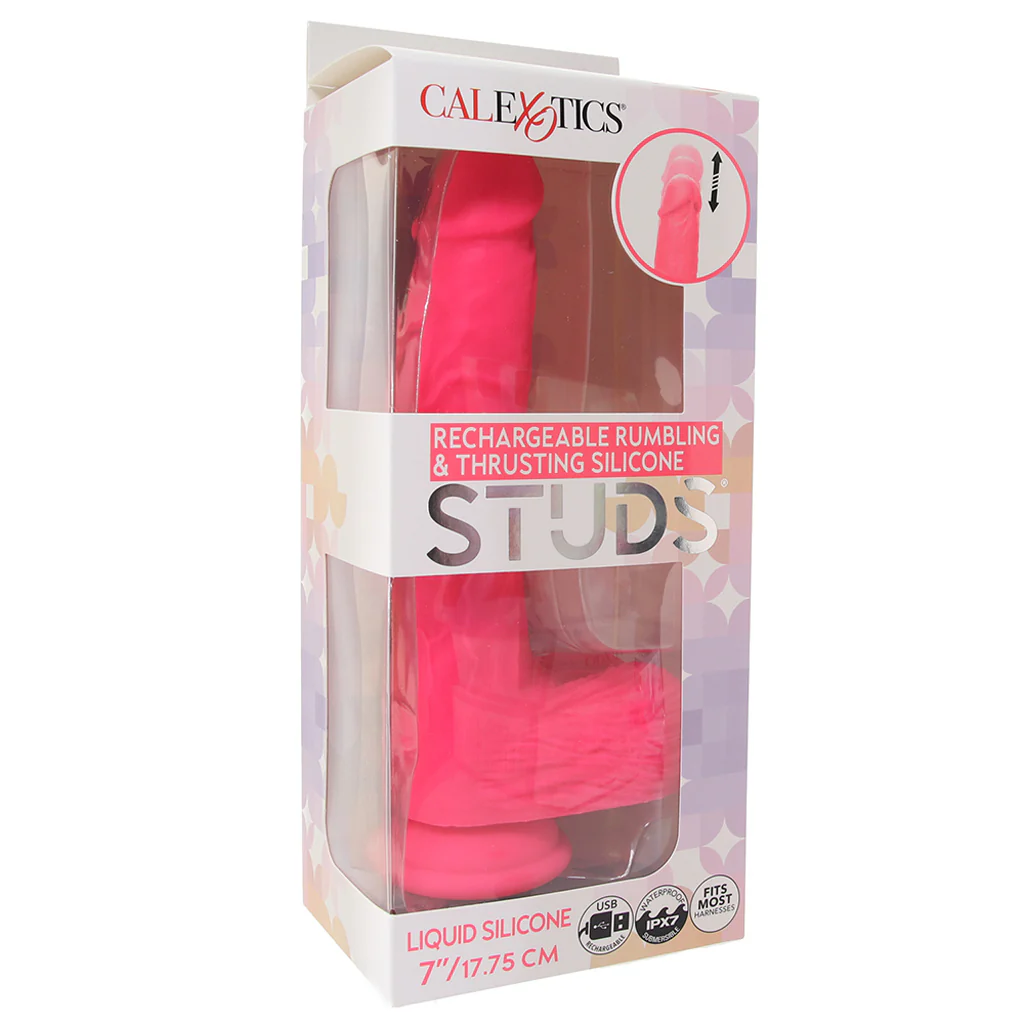 Studs Rumbling & Thrusting Vibe in Pink - Image 6