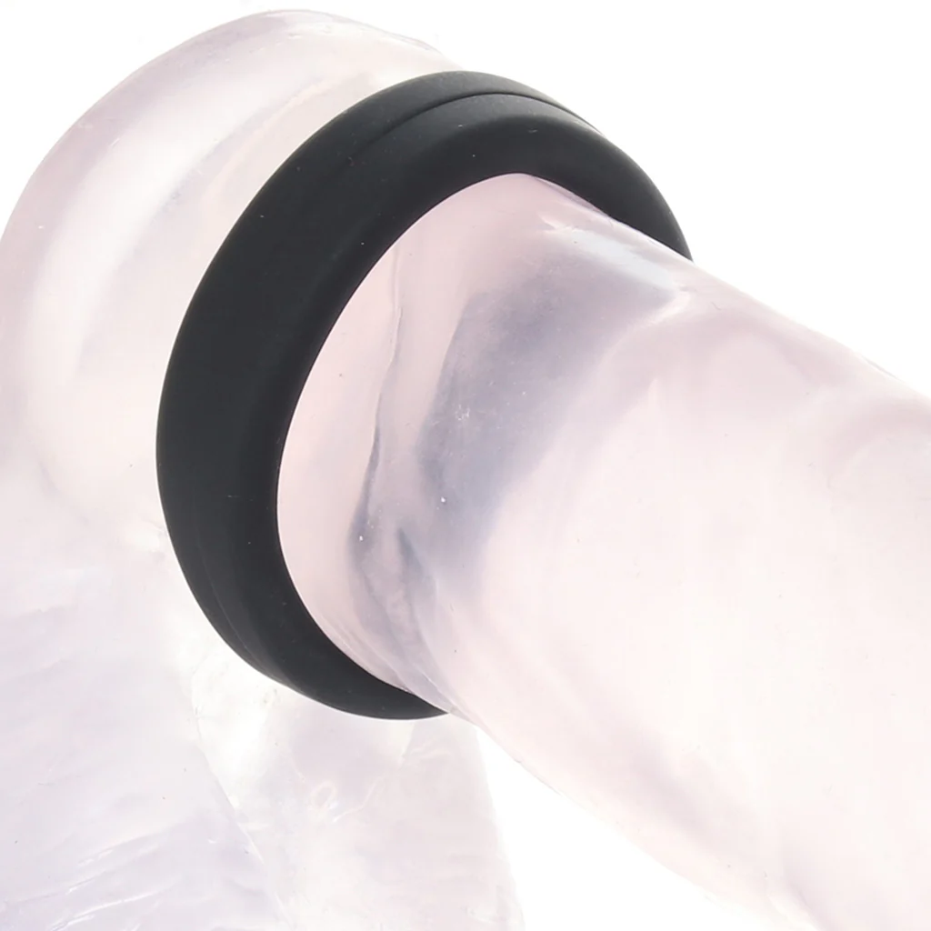 Soft Silicone C-Ring in Black - Image 2
