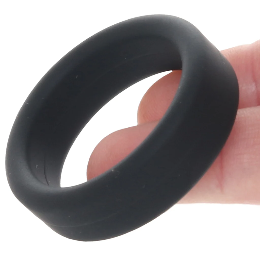 Soft Silicone C-Ring in Black - Image 4
