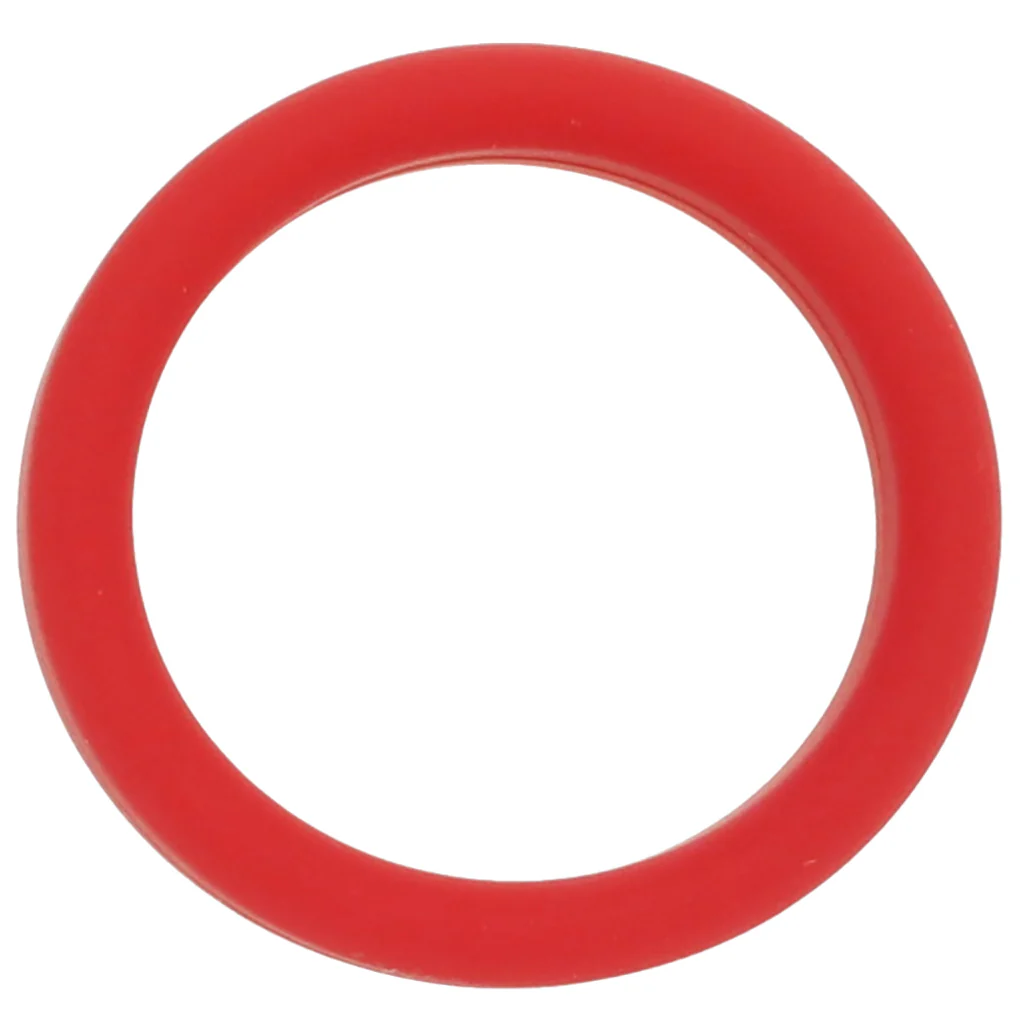 Soft Silicone C-Ring in Red - Image 5