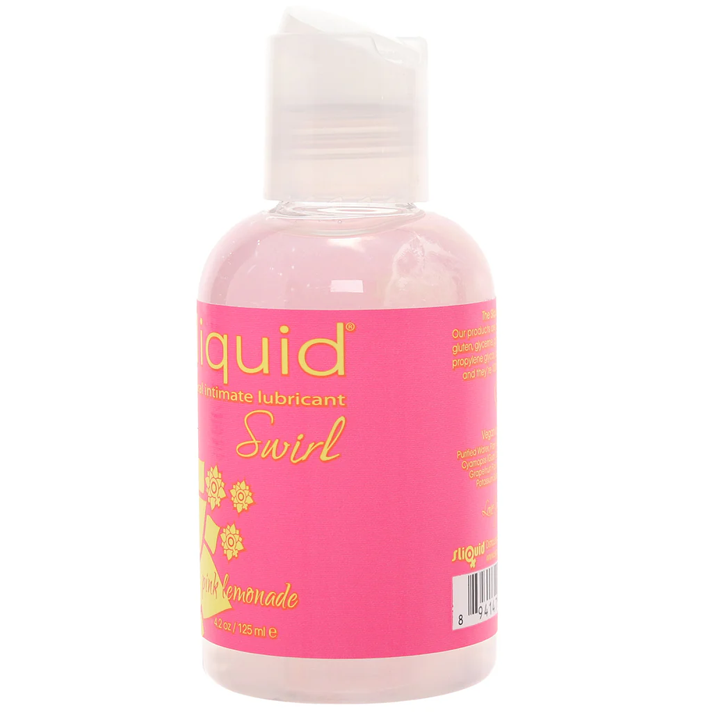 Swirl Flavored Lube 4.2oz/125ml in Pink Lemonade - Image 5
