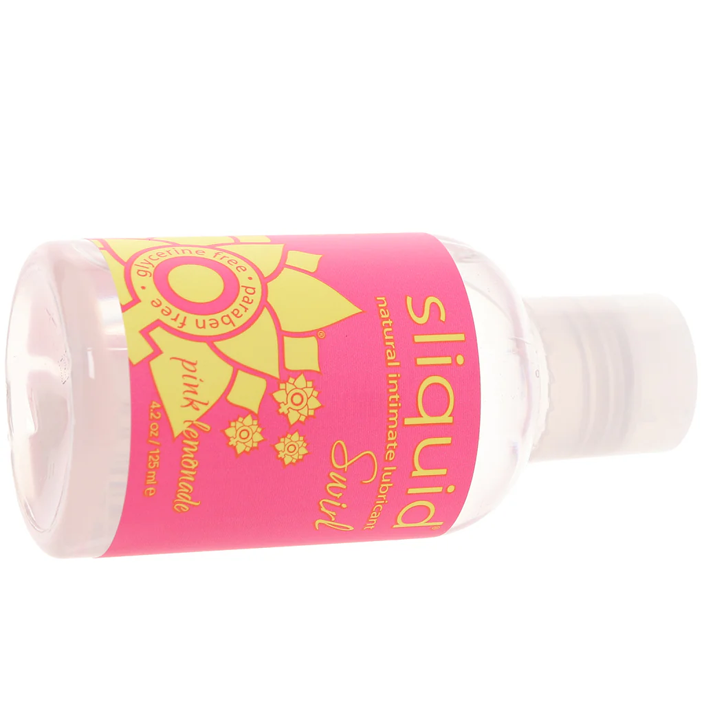 Swirl Flavored Lube 4.2oz/125ml in Pink Lemonade - Image 8