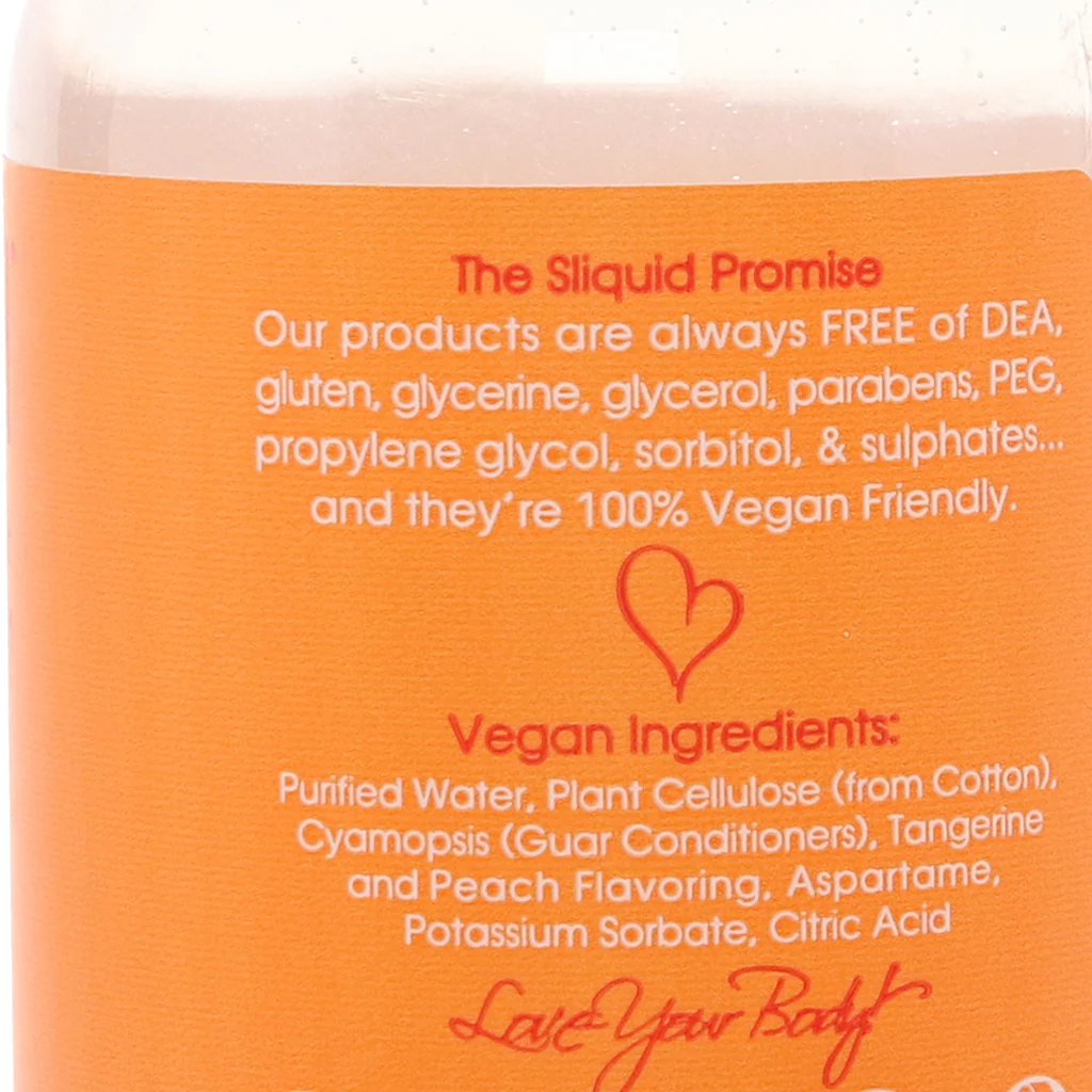 Swirl Flavored Lube 4.2oz/125ml in Tangerine Peach - Image 6