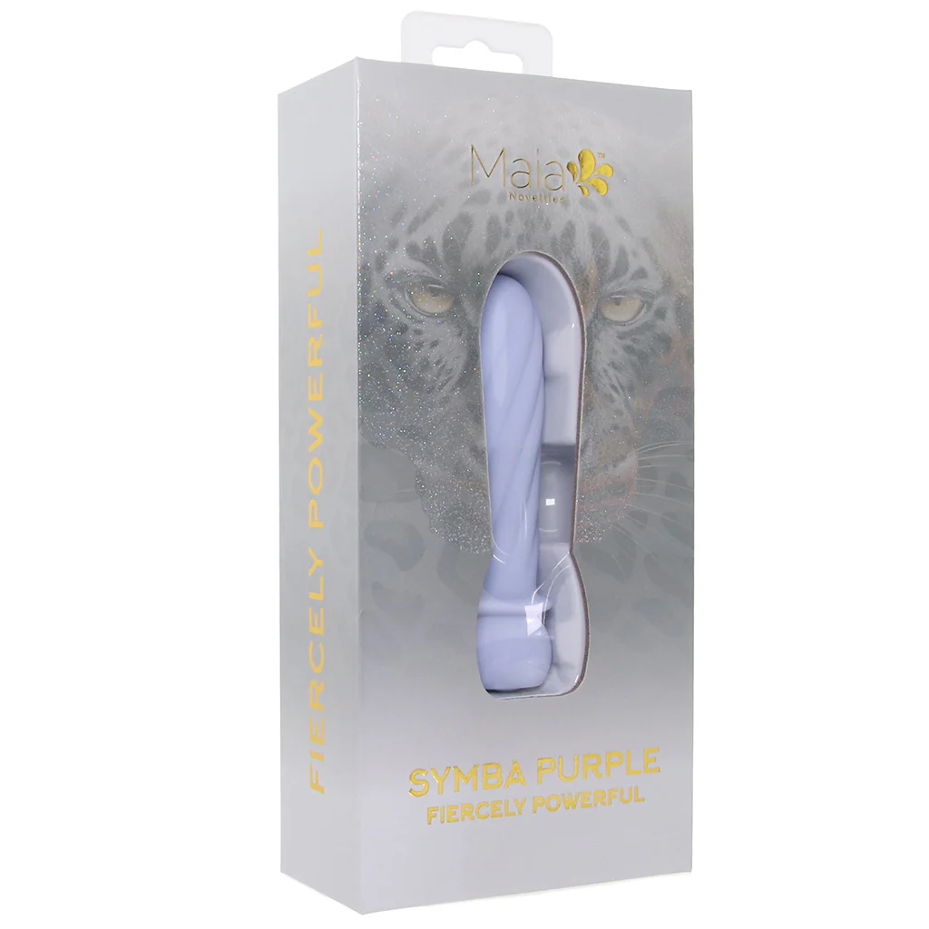 Symba Fiercely Powerful Swirl Bullet Vibe in Purple - Image 9