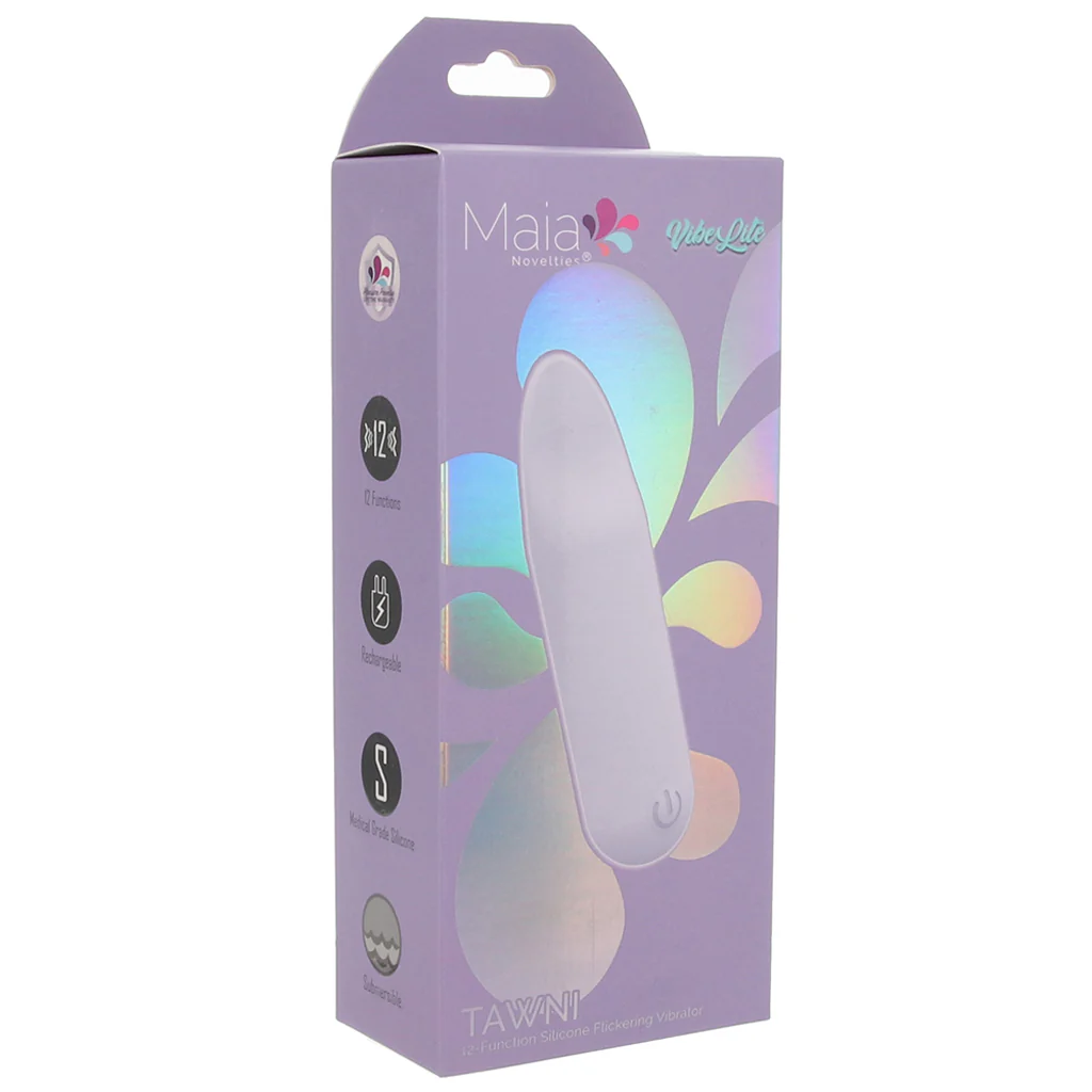 Tawni Silicone Flickering Bullet Vibe in Lavender - Image 6