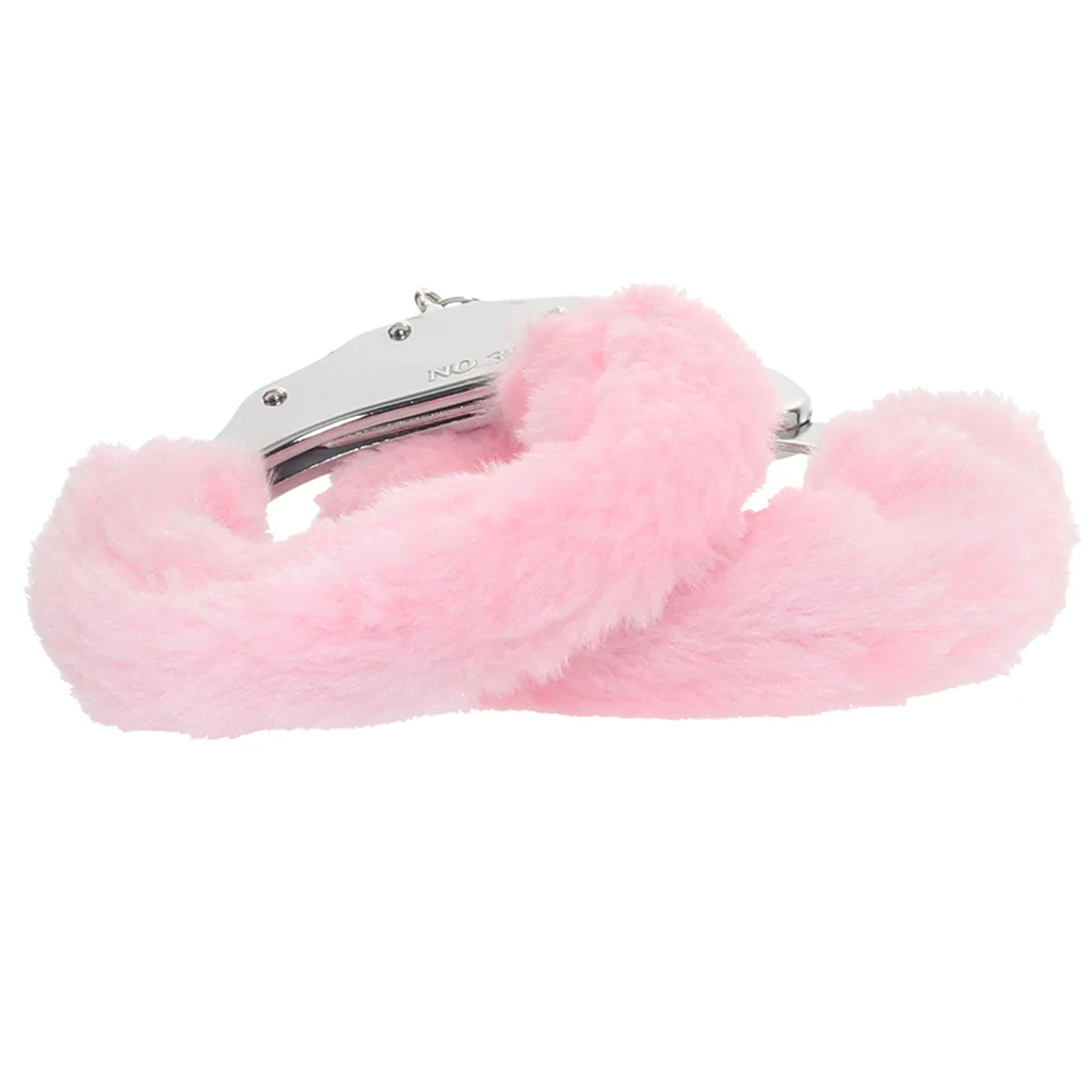 Tempasia Beginner Fuzzy Cuffs in Pink - Image 5