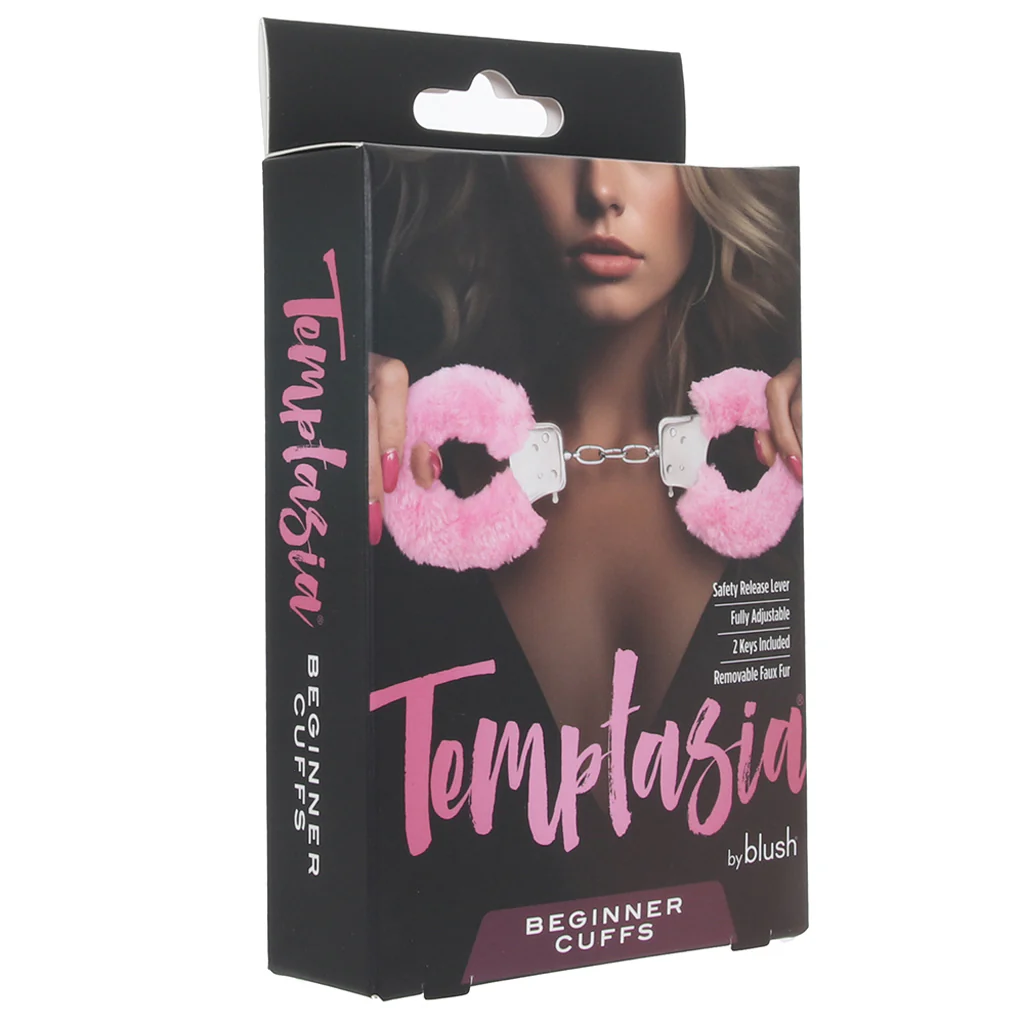 Tempasia Beginner Fuzzy Cuffs in Pink - Image 6