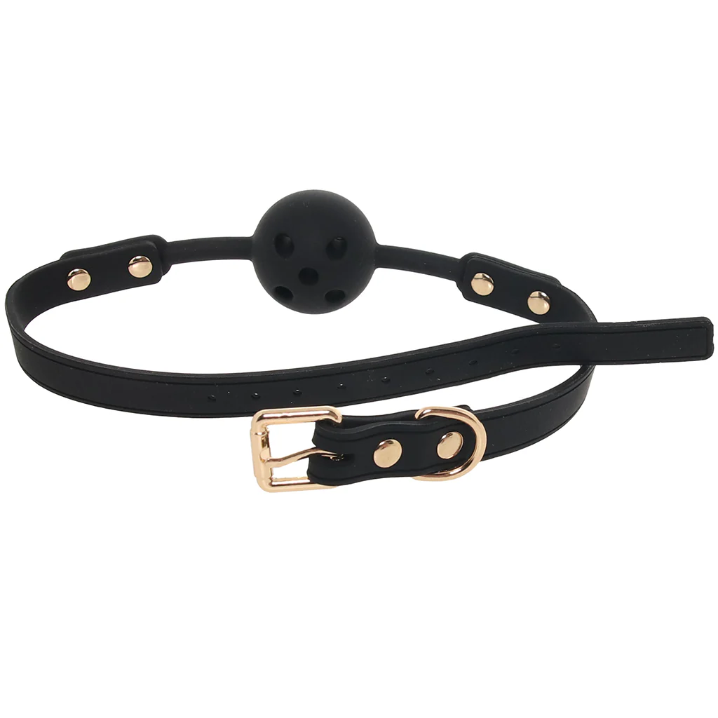 Temptasia Ardor Silicone Ball Gag in Black - Image 5