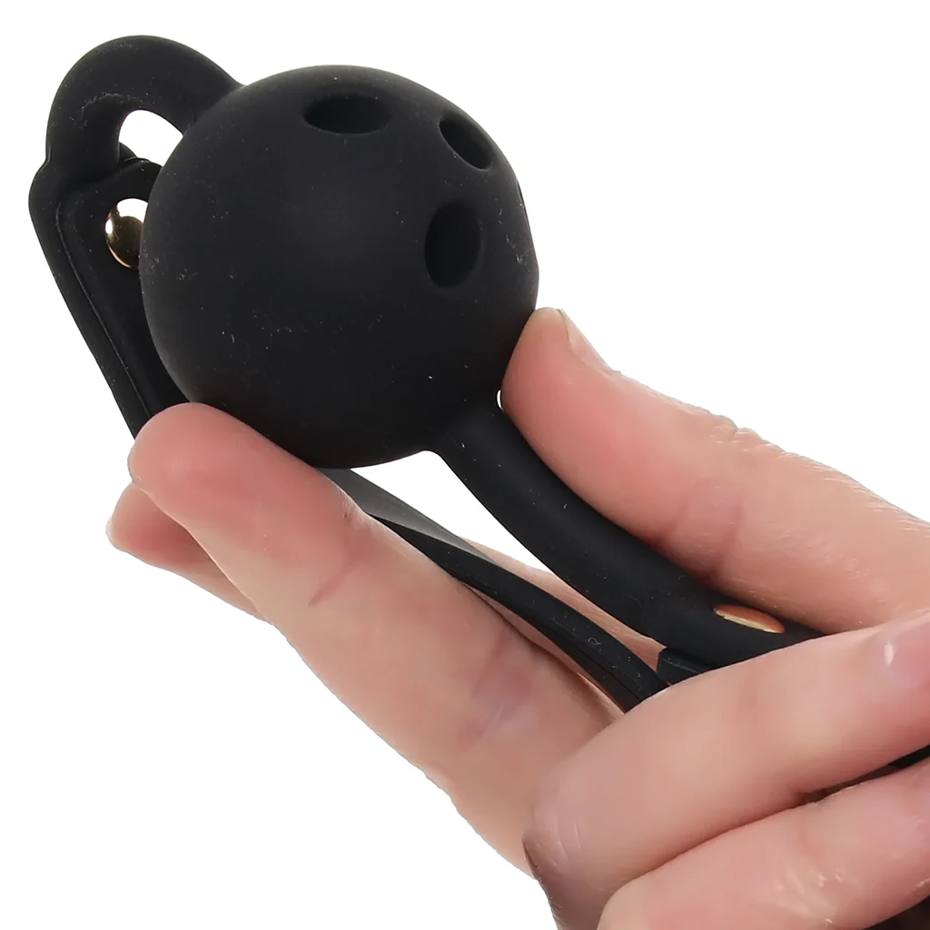 Temptasia Ardor Silicone Ball Gag in Black - Image 7