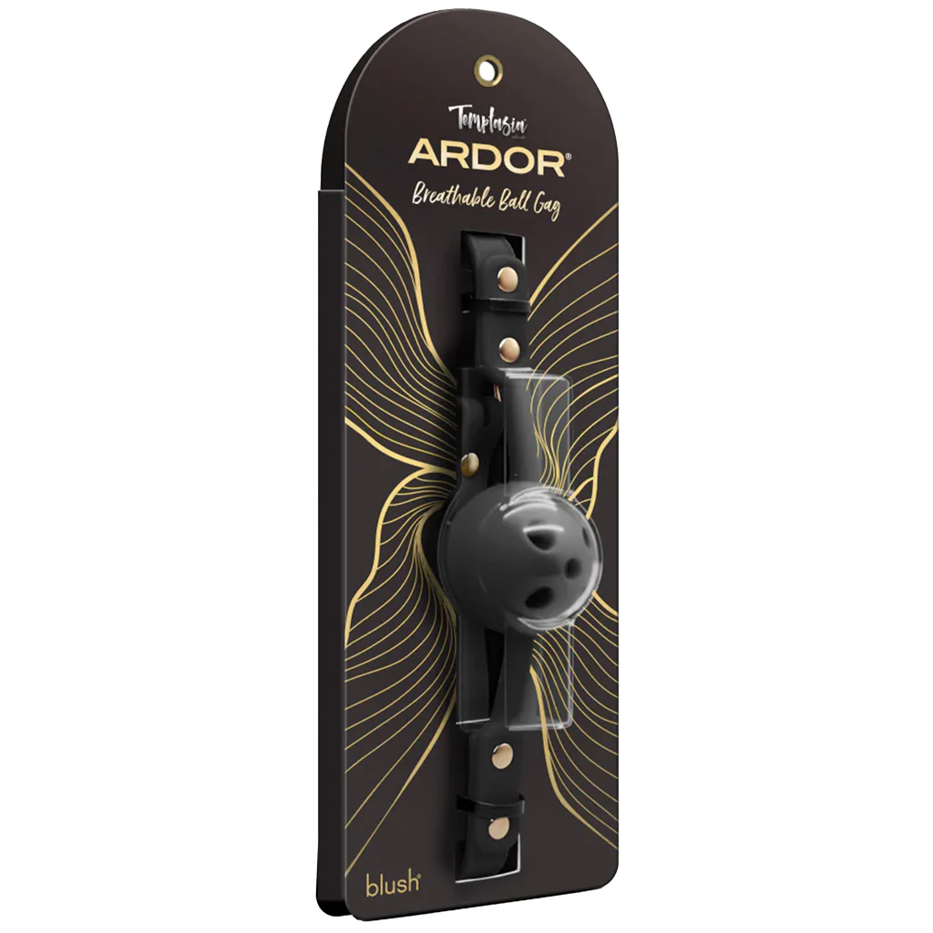 Temptasia Ardor Silicone Ball Gag in Black - Image 9