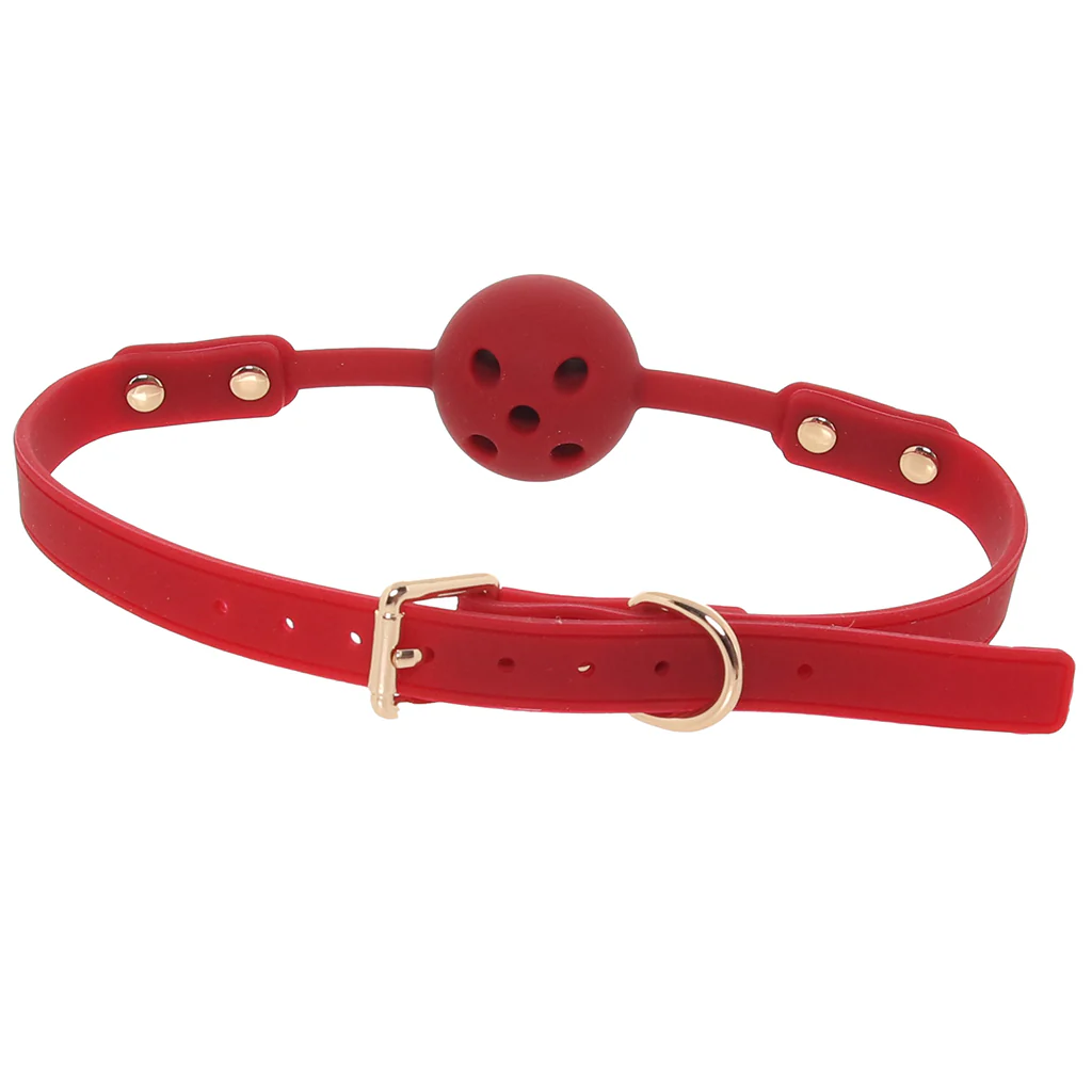 Temptasia Ardor Silicone Ball Gag in Red - Image 3