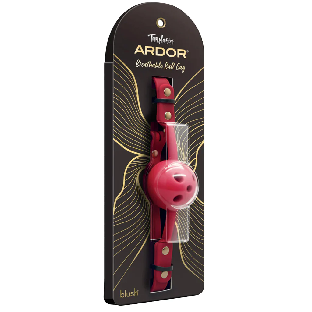 Temptasia Ardor Silicone Ball Gag in Red - Image 9