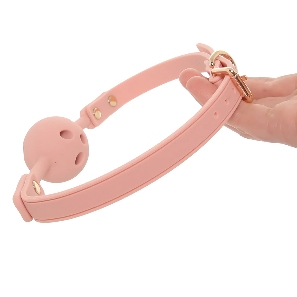 Temptasia Ardor Silicone Ball Gag in Pink - Image 4