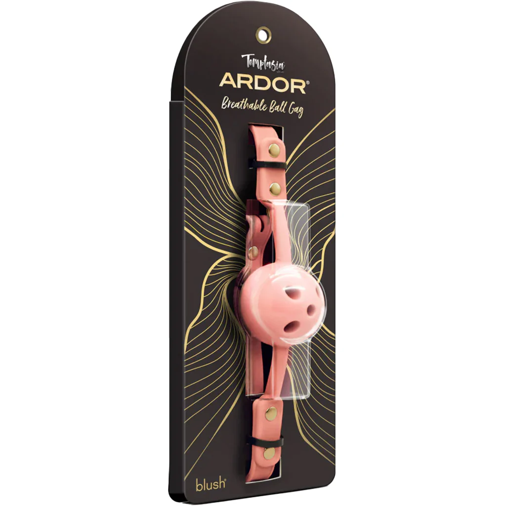 Temptasia Ardor Silicone Ball Gag in Pink - Image 9
