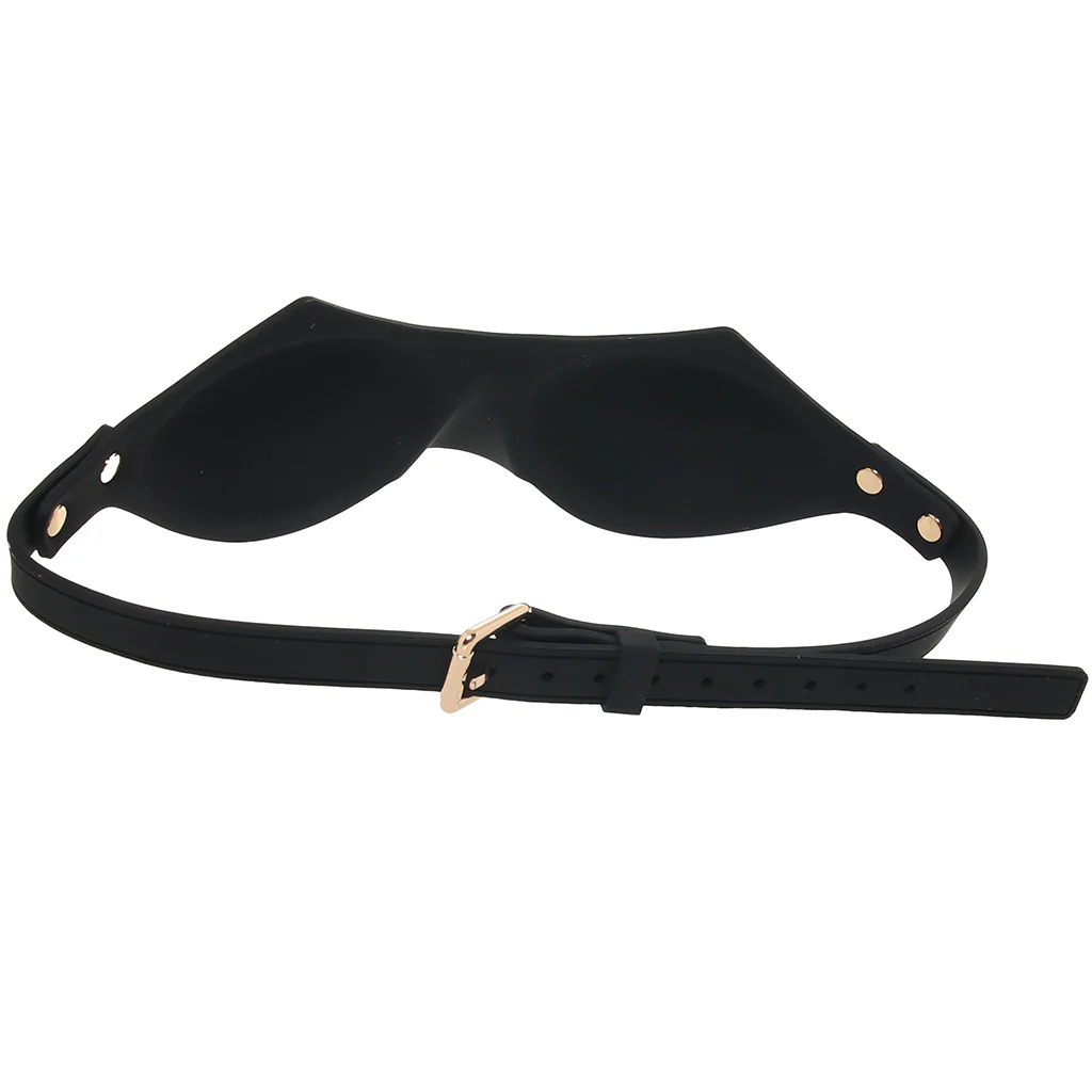 Temptasia Ardor Silicone Blindfold in Black - Image 5