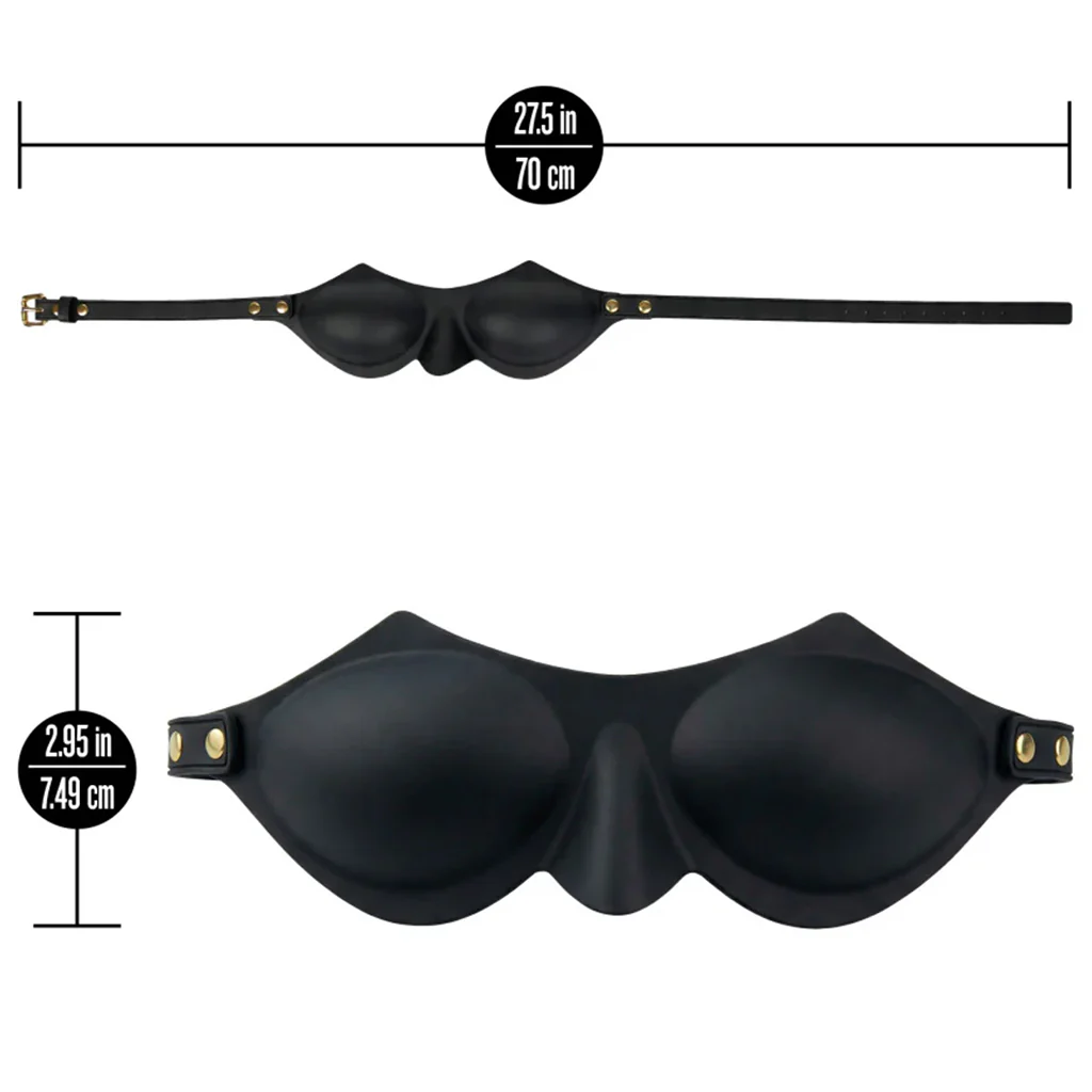Temptasia Ardor Silicone Blindfold in Black - Image 6