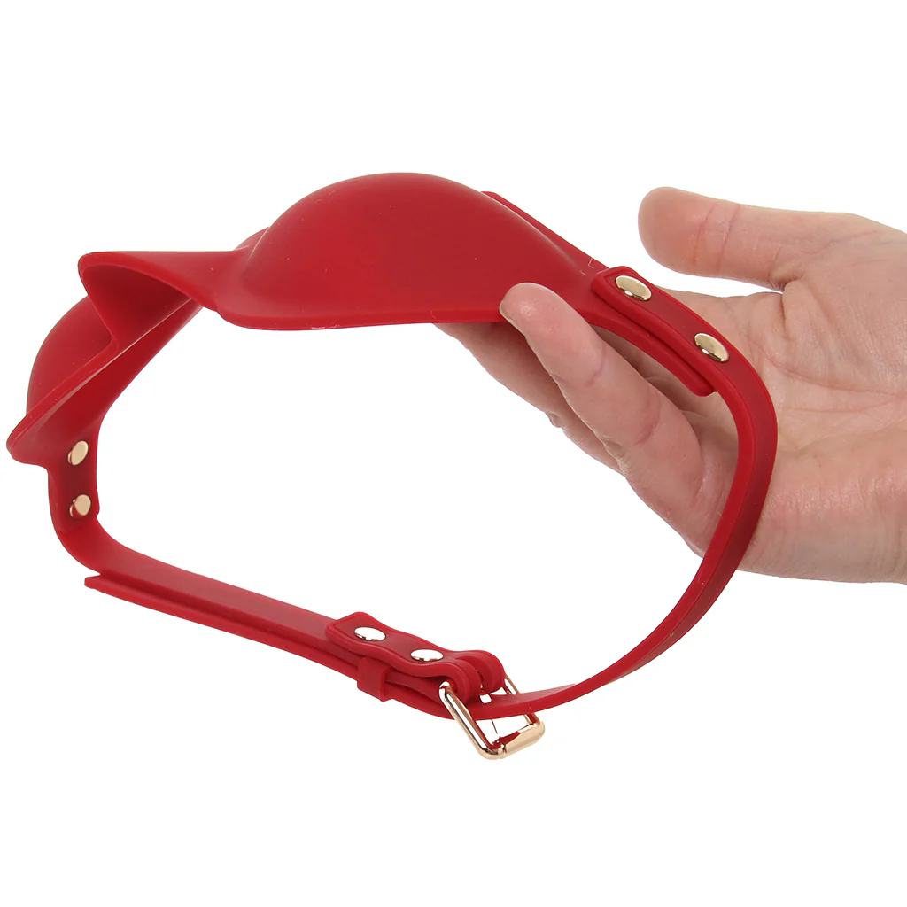 Temptasia Ardor Silicone Blindfold in Red - Image 4