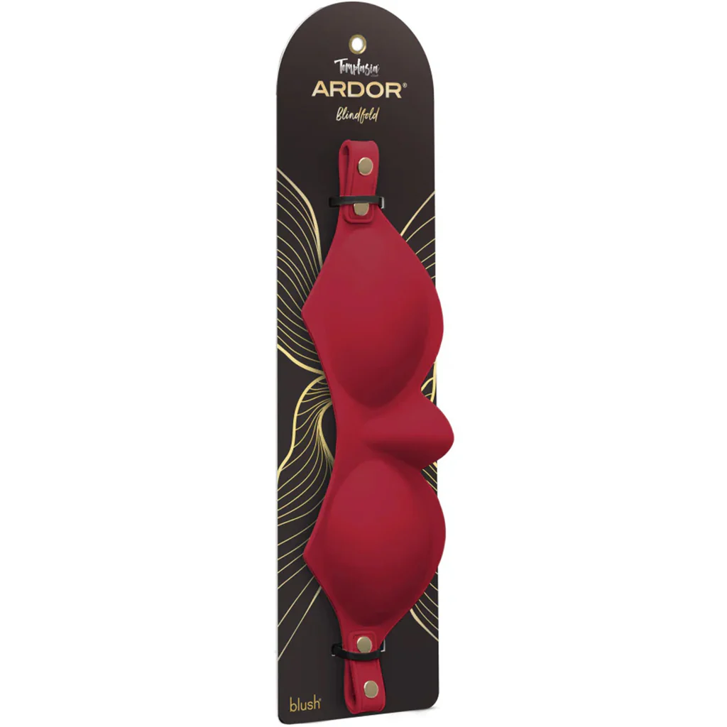 Temptasia Ardor Silicone Blindfold in Red - Image 9