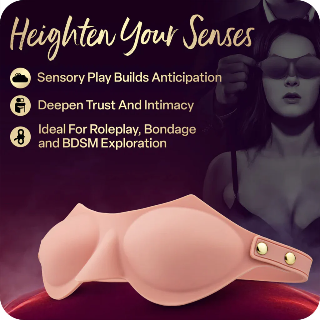 Temptasia Ardor Silicone Blindfold in Pink - Image 3