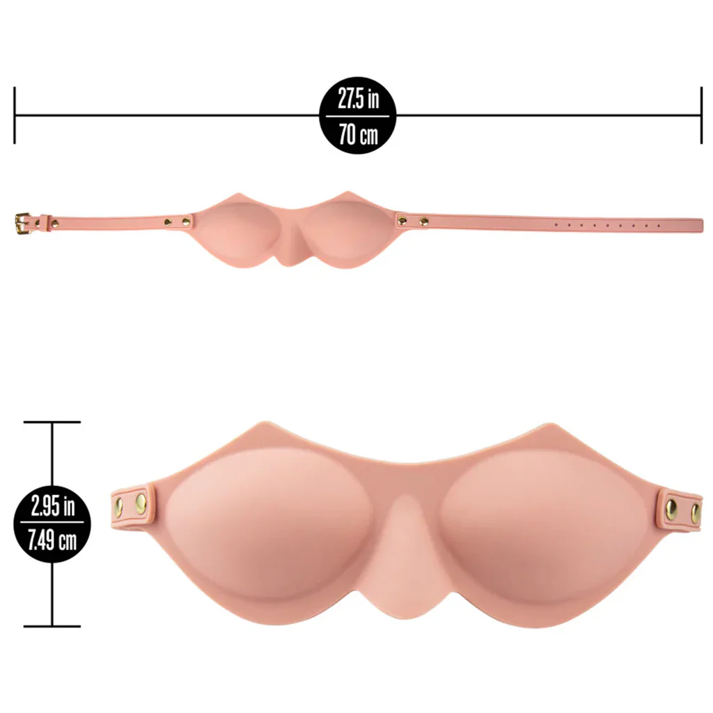Temptasia Ardor Silicone Blindfold in Pink - Image 6