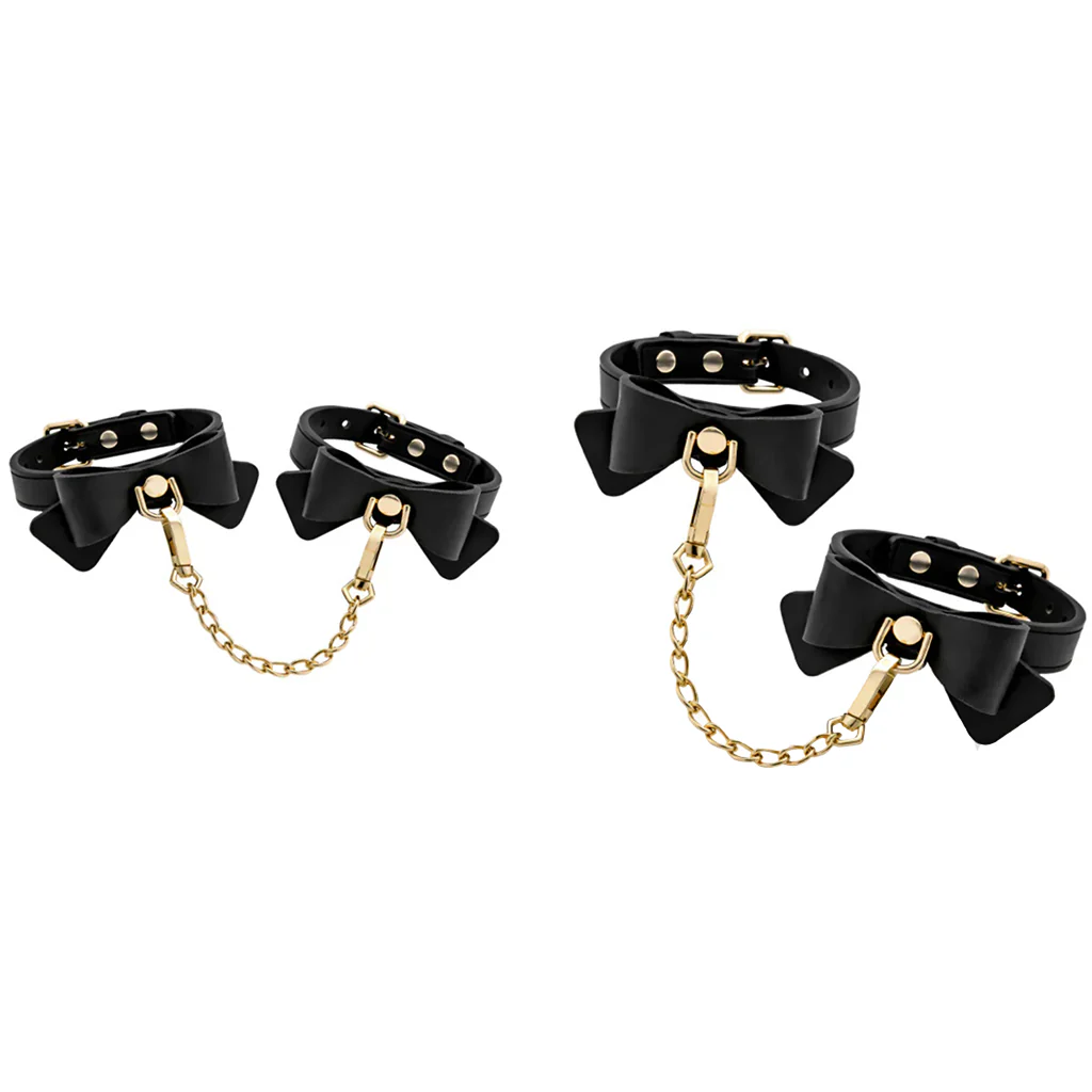 Temptasia Ardor Silicone Bows Wrist & Ankle Cuff Set - Image 5