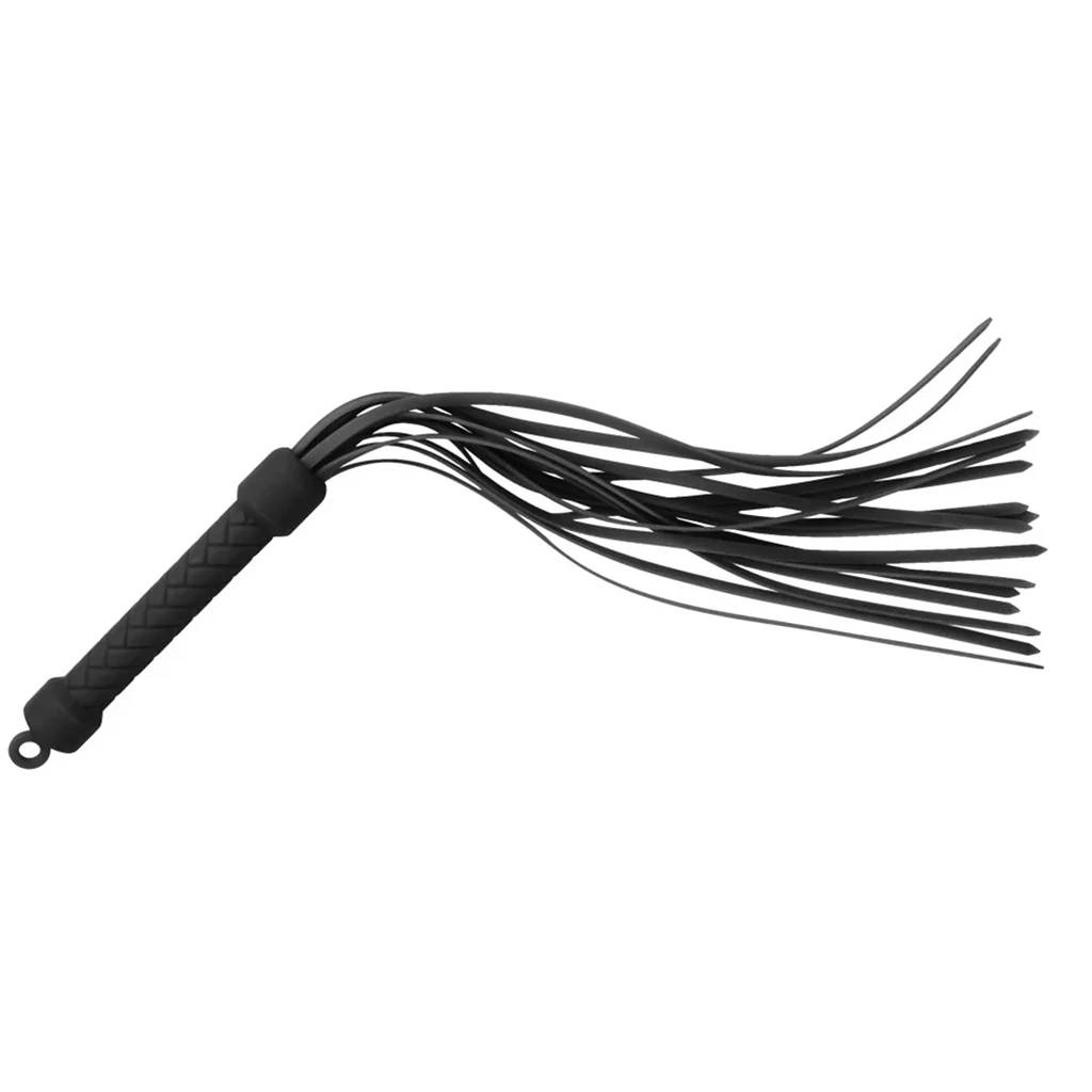 Temptasia Ardor Silicone Flogger in Black - Image 4