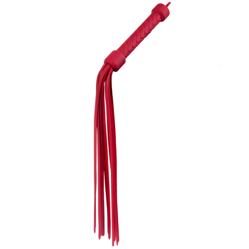 Temptasia Ardor Silicone Flogger in Red - Image 2