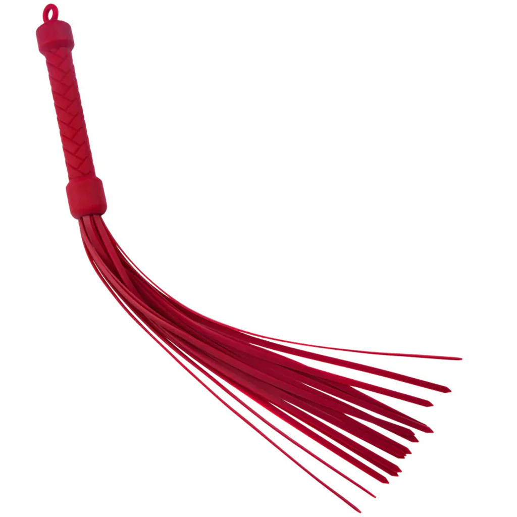 Temptasia Ardor Silicone Flogger in Red - Image 7