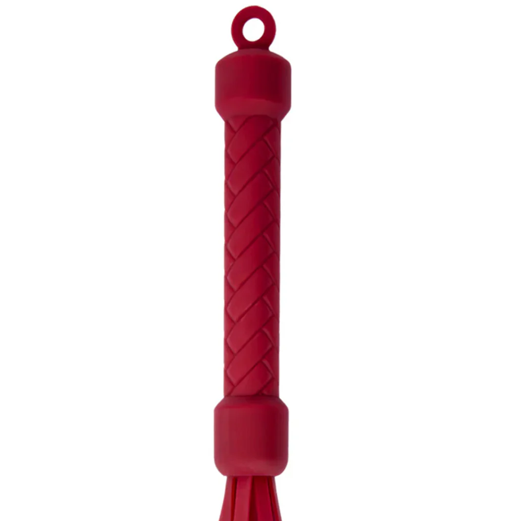 Temptasia Ardor Silicone Flogger in Red - Image 8