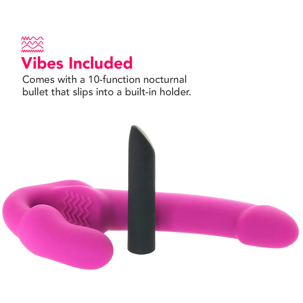 Temptasia Estella Vibrating Strapless Dildo - Image 5