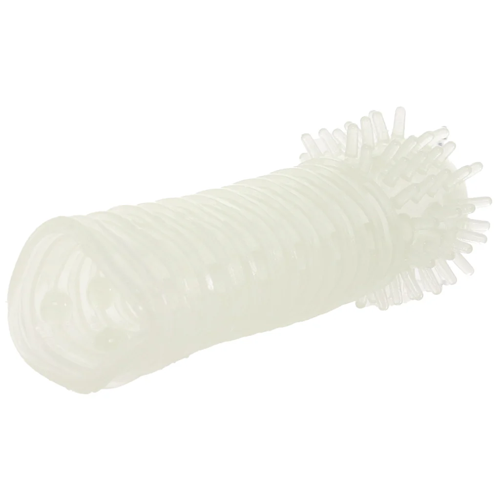 Textured Reversable Pleasure Sleeve in Glow-In-The-Dark - Image 5