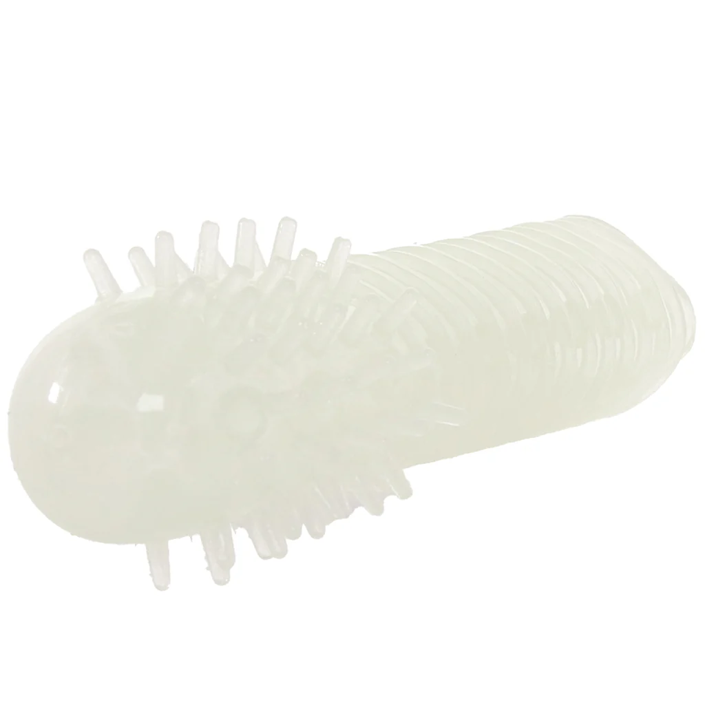 Textured Reversable Pleasure Sleeve in Glow-In-The-Dark - Image 6