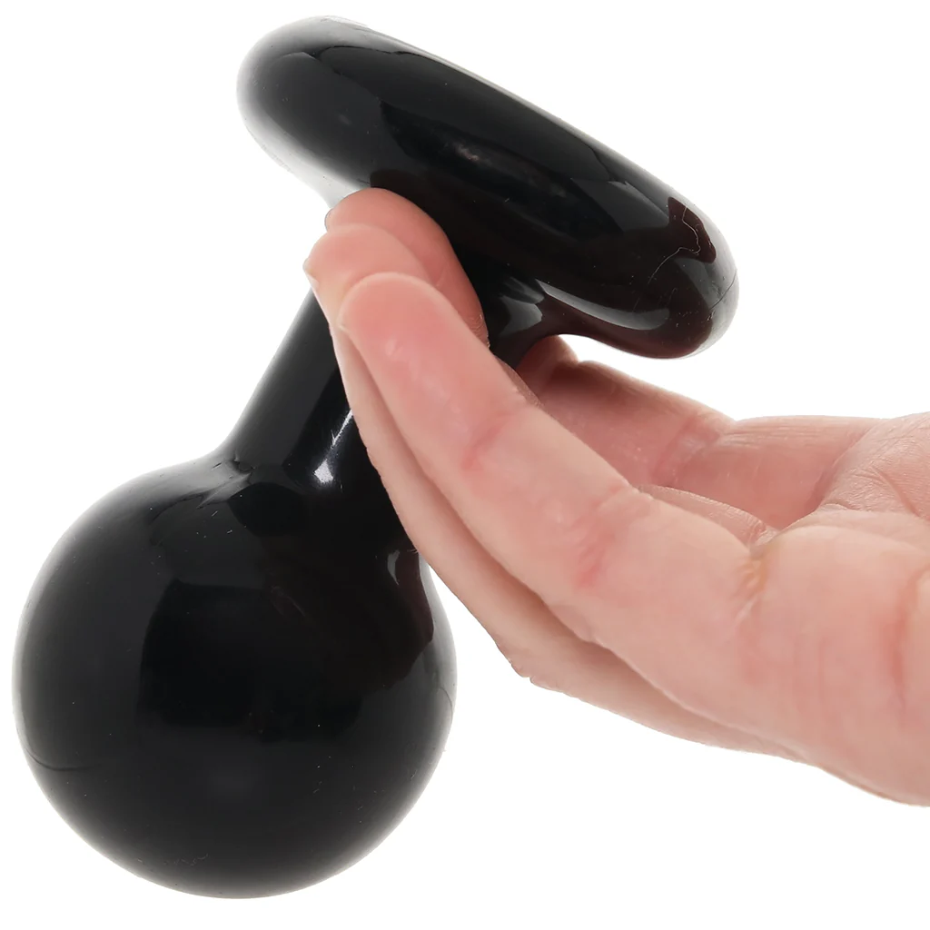 The Classic Round 3 Piece Butt Plug Set in Black - Image 6