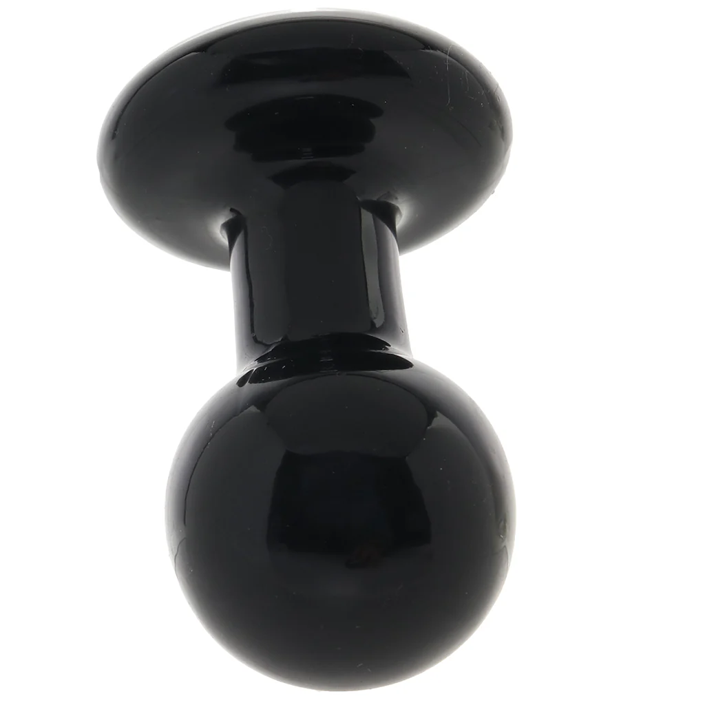 The Classic Round 3 Piece Butt Plug Set in Black - Image 8