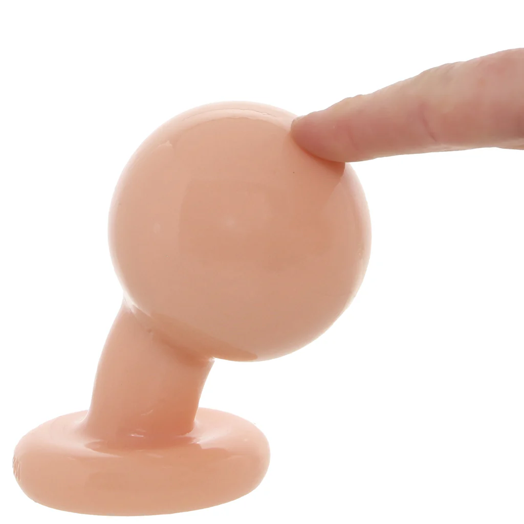 The Classic Round 3 Piece Butt Plug Set in Cream - Image 8