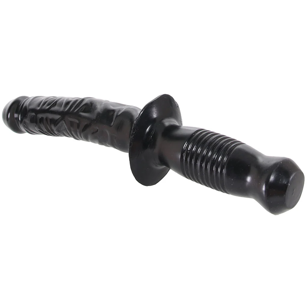 The Man Handler Dildo in Black - Image 5