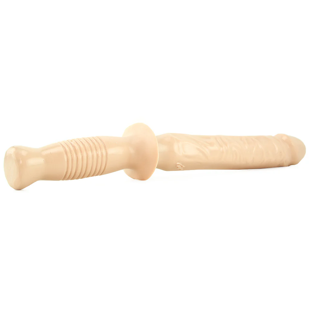 The Man Handler Dildo in White - Image 5